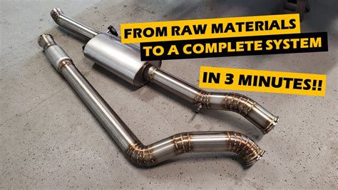 how to fabricate metal exhaust|make your own exhaust kit.